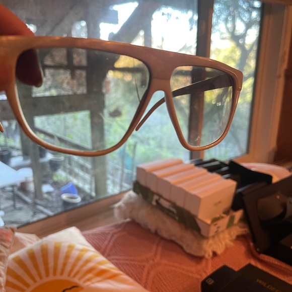 LAURA BIAGIOTTI Rare VINTAGE square oversized pearl flat top sunglasses *Lens* - Picture 9 of 16